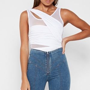 NWT Manière de voir white bodysuit
